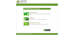 Desktop Screenshot of customers.geepglobal.com