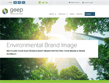 Tablet Screenshot of geepglobal.com